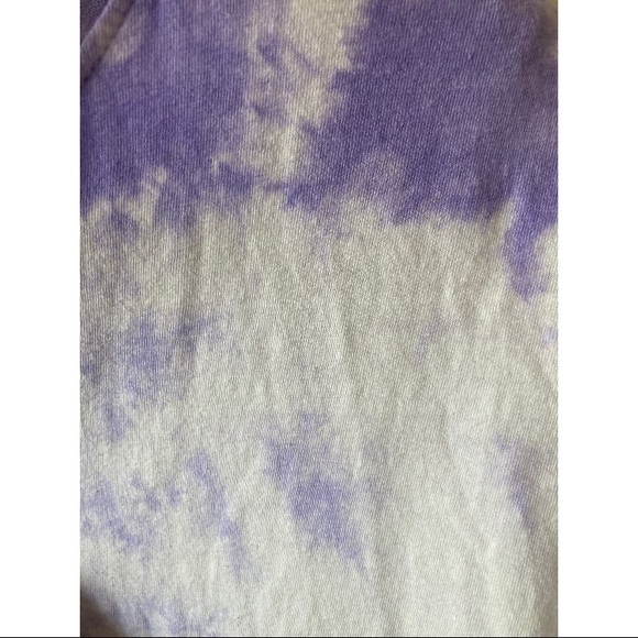 PURPLE TIE DYE PLAYBOY TSHIRT / DRESS - Picture 5 of 5